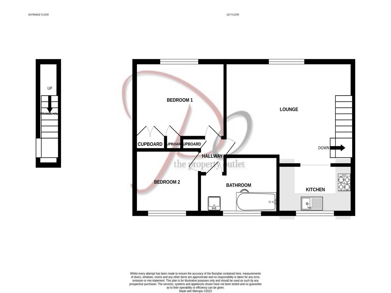Floorplan for Montreal Avenue, Horfield, Bristol